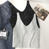 C2-时尚气质V领小吊带背心女西装内搭镶钻时髦外穿针织吊带打底衫  璀璨撩人 商品缩略图6