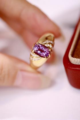 1.55ct 蓝宝石戒指