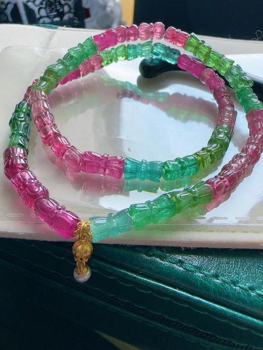 19.3g 雕刻碧玺手链 商品图0