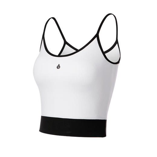 TITIKA ACTIVE 一体式透气运动内衣可外穿 罗纹吊带瑜伽背心带胸垫健身衣31162 商品图4