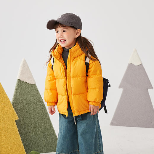 44183016兔兔小布简约泡芙感泡泡羽绒服90-130尺码可选 商品图2