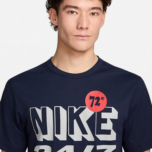 【小码特惠】Nike/耐克新款男子防晒圆领透气速干短袖运动休闲T恤FN3989-451 商品图2