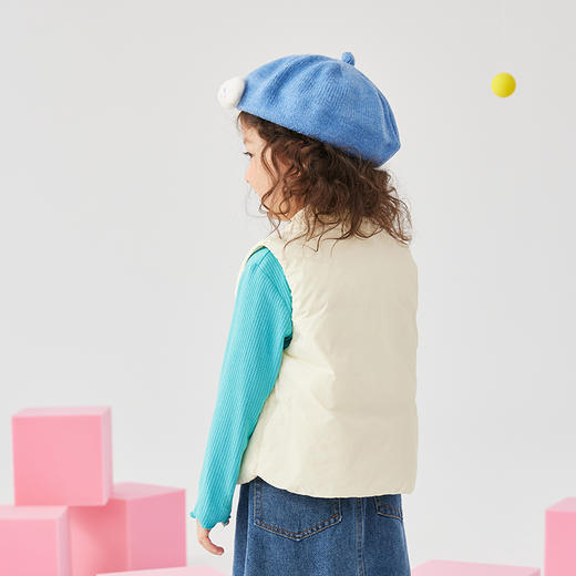 【‼︎new新款上市】兔兔小布小熊贴布羽绒马甲（90-130尺码可选） 商品图3