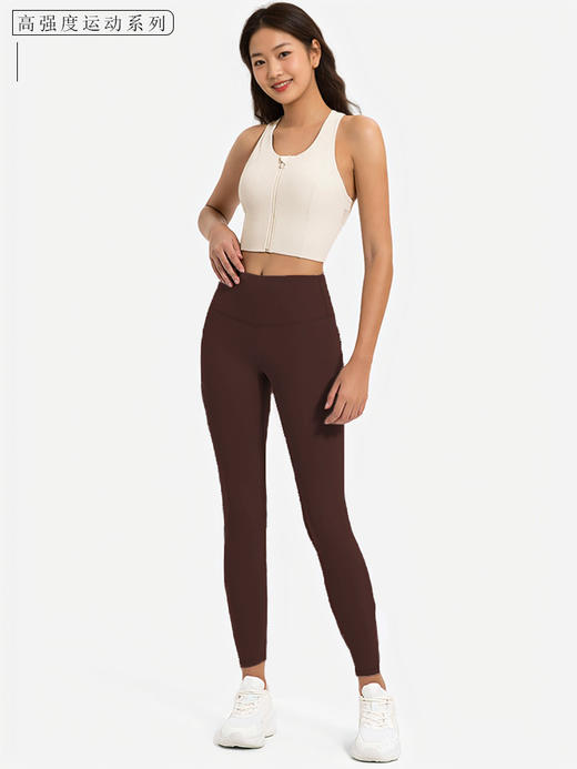 哈瓦塔高强度支撑前拉链网纱美背H340135 商品图3