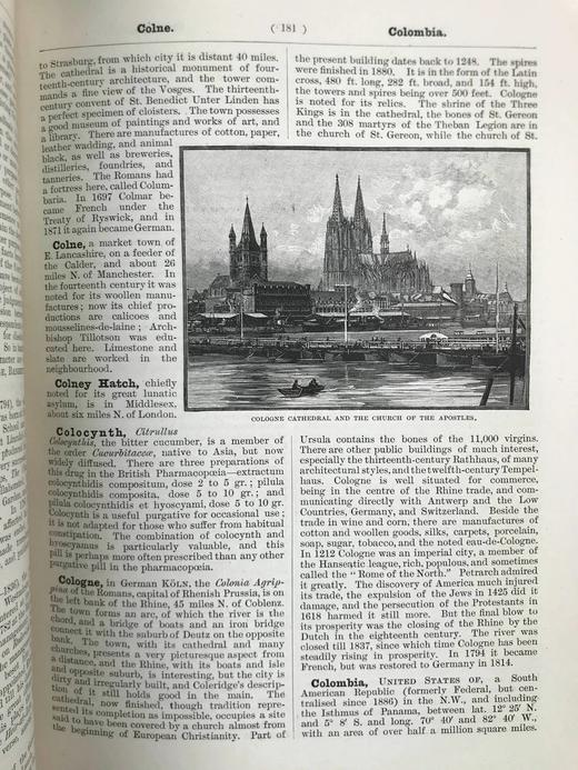 含中国内容！1892年 通用资料宝库（C~F） 配多幅插图 真皮精装18开 商品图9