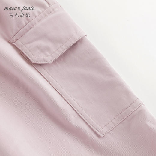 [加绒]马克珍妮女童工装大口袋休闲裤 儿童直筒裤子秋冬装241525/541882 商品图4