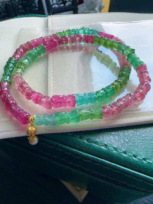 19.3g 雕刻碧玺手链 商品图1