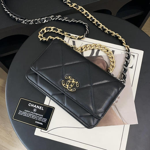 Chanel 19bag 羊皮 黑色 woc 斜挎包 商品图2