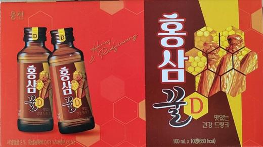 红参味饮料100ml홍삼꿀D100ml 商品图0
