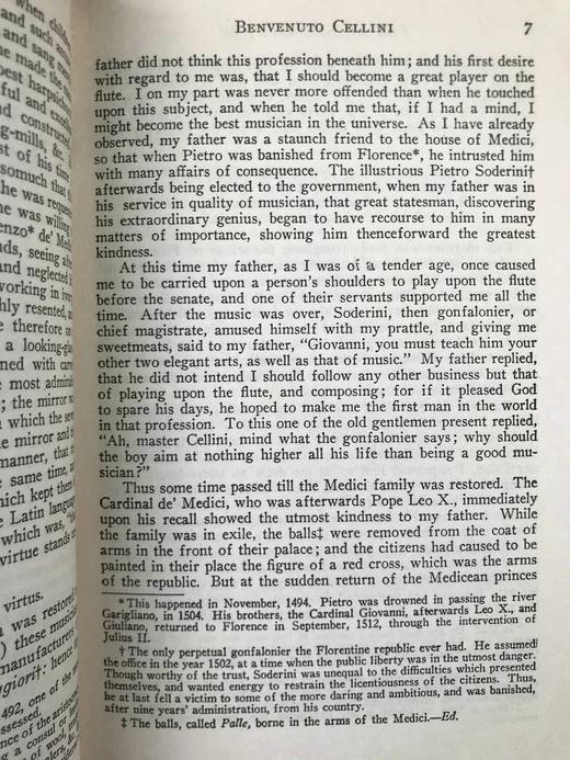 约1936年 本韦努托·切利尼自传 1幅肖像插图 漆布精装32开 商品图5