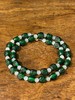 团寿纹翠绿琉璃三面珠項链，顺丰包邮 商品缩略图2