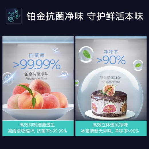 西门子（SIEMENS）（252043）406L多门家用智能电冰箱一级能效超薄嵌入玻璃面板多门冰箱KG402053VC 商品图2