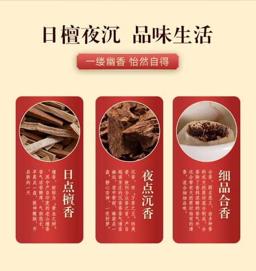 2小时越南芽庄沉香盘香木盖礼盒装48盘 商品图3