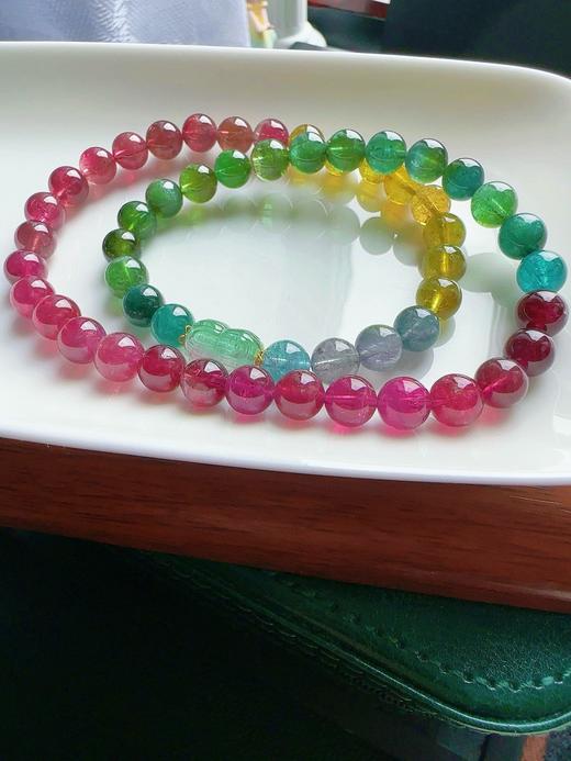 32.31g 7.2mm 碧玺手链 商品图5