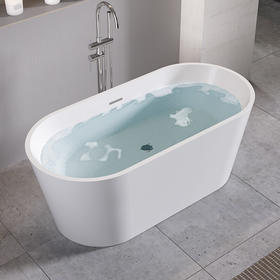 帝王洁具椭圆形独立浴缸家用卫生间亚克力1.6米TB013