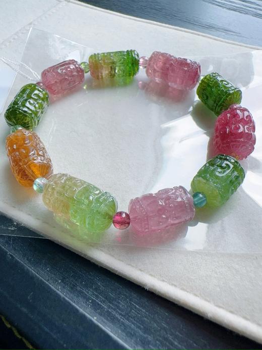 31.73g 雕刻碧玺手链 商品图0