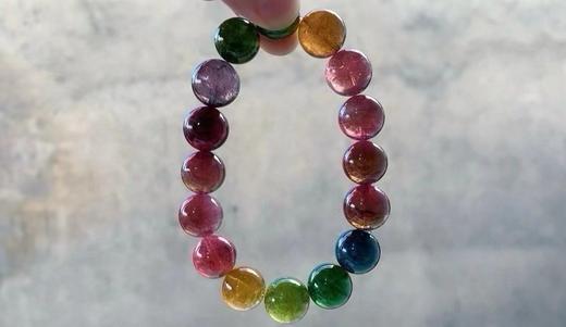 60.8g 12.8mm 碧玺手链 商品图0