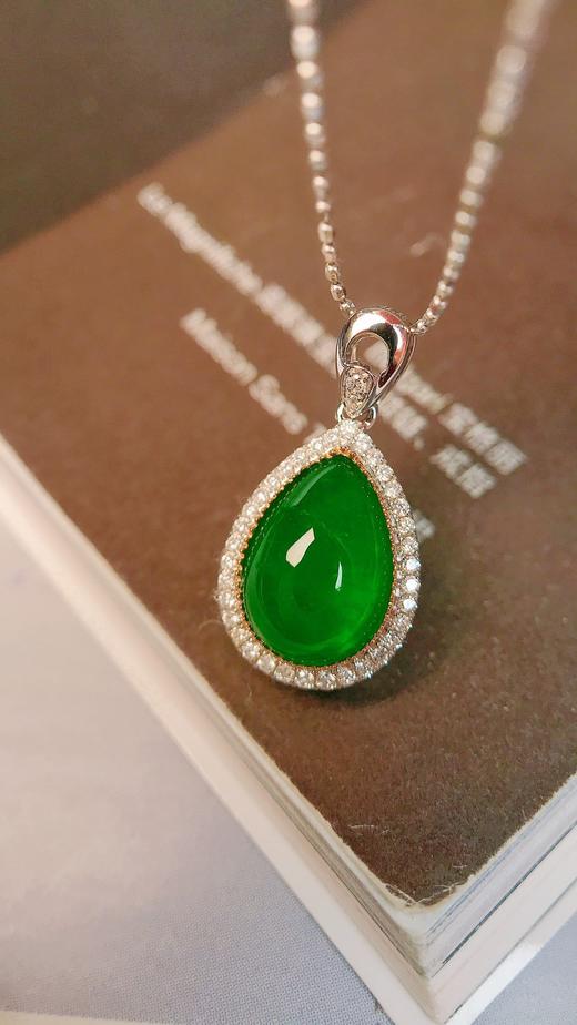 3.19ct 祖母绿吊坠 商品图0