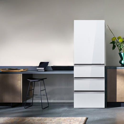 西门子（SIEMENS）（252043）406L多门家用智能电冰箱一级能效超薄嵌入玻璃面板多门冰箱KG402053VC 商品图4