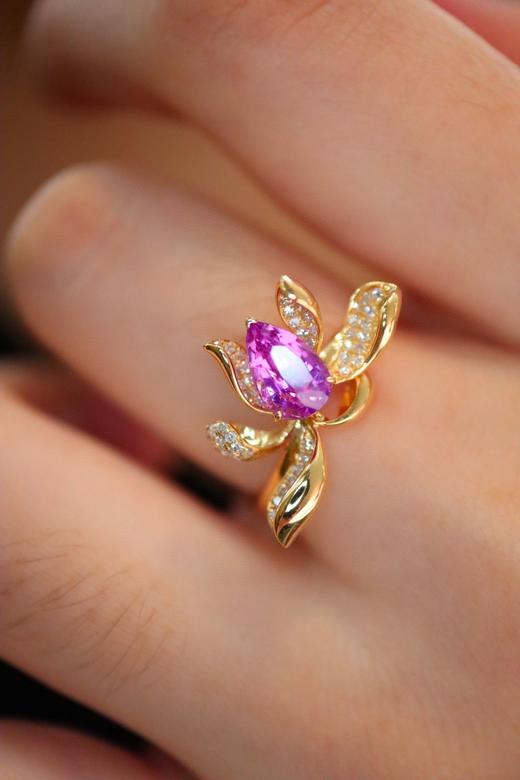 1.15ct 蓝宝石戒指 商品图7