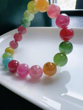 32.1g 10.4mm 碧玺手链