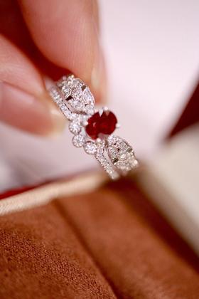 0.59ct 红宝石戒指