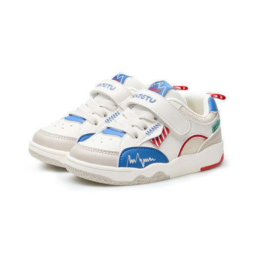 卡特兔童鞋儿童板鞋男童2025秋季女童滑板鞋软底防滑透气跑步鞋 商品图4