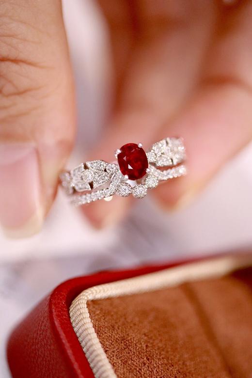 0.59ct 红宝石戒指 商品图7