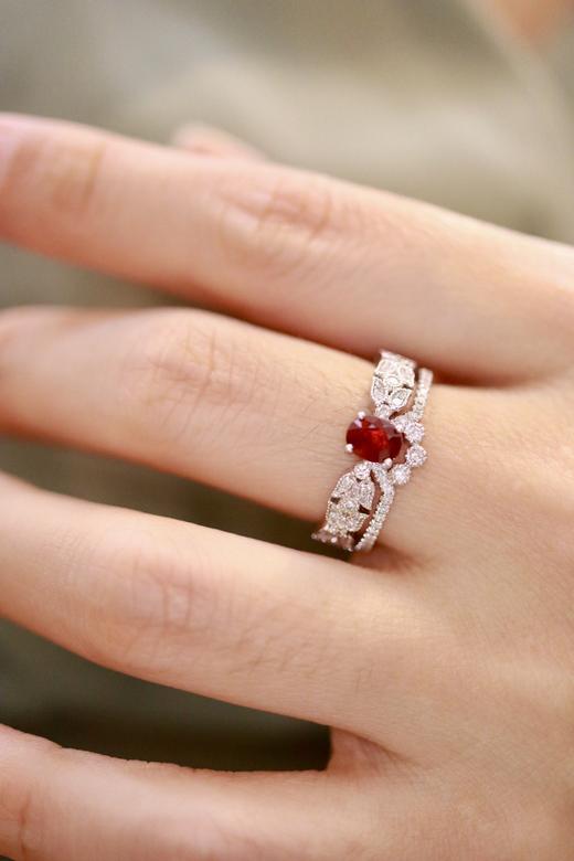 0.59ct 红宝石戒指 商品图8