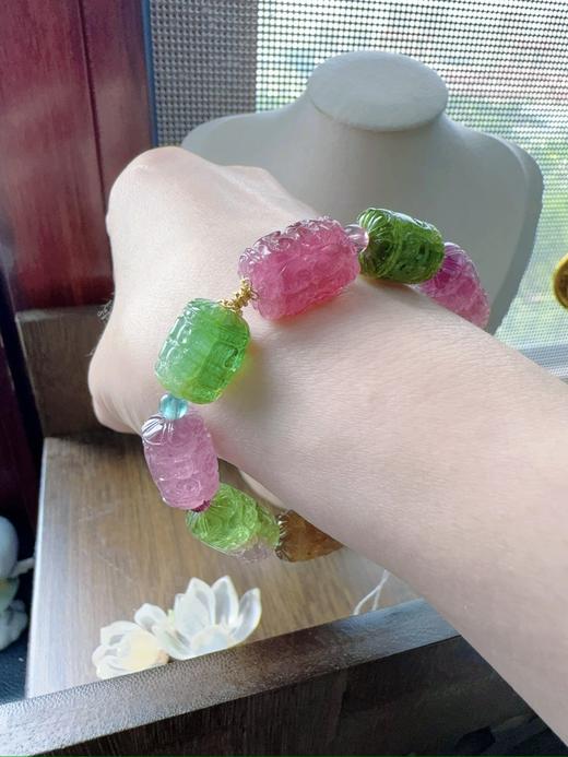 31.73g 雕刻碧玺手链 商品图7