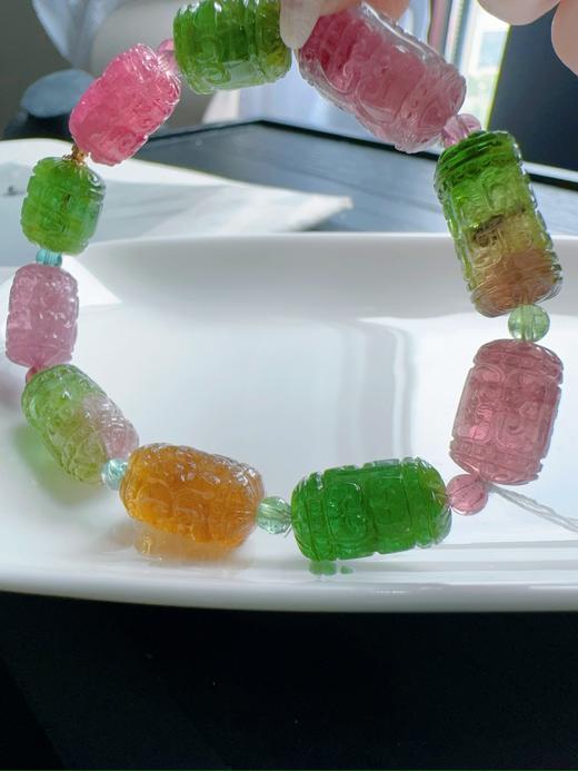 31.73g 雕刻碧玺手链 商品图3