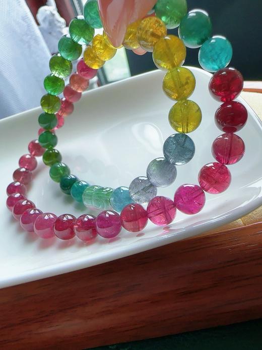 32.31g 7.2mm 碧玺手链 商品图8