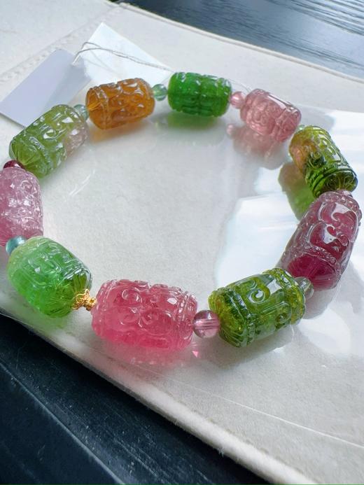 31.73g 雕刻碧玺手链 商品图1