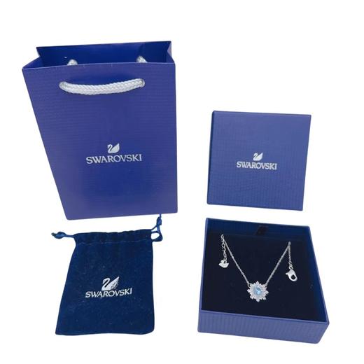 雏菊 蓝色太阳花锁骨项链 施华洛世奇新款！ 商品图0