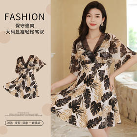 连体泳衣女士 大码加肥保守泳衣 180斤遮肉显瘦中老年妈妈温泉度假泳装