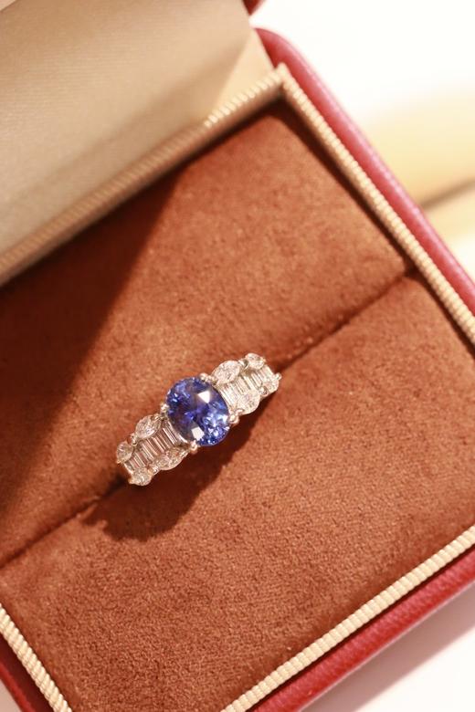1.54ct 蓝宝石戒指 商品图4