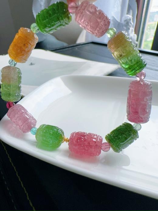 31.73g 雕刻碧玺手链 商品图6