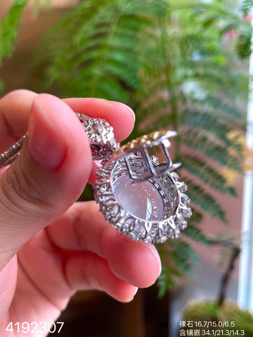 玻璃种蛋面吊坠【4192307】具体价格微信咨询 商品图0