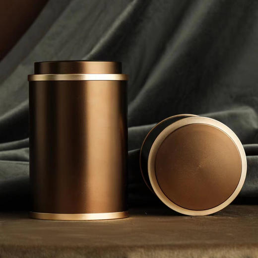 尊享皮盒【钛合金2圆罐•咖】105元一套 /共12套 商品图5