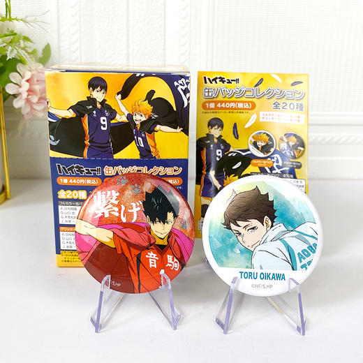 昭和笔记 排球少年 队旗 横断幕版权 徽章吧唧盲盒 再贩 周边谷子 商品图2