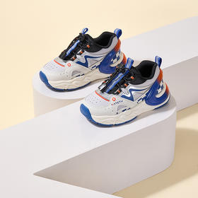 卡特兔童鞋儿童男童2024秋季新款软底鞋子女童纽扣小童宝宝运动鞋