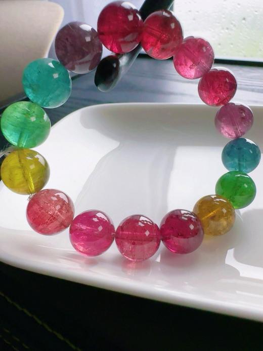 37g 11.4mm 碧玺手链 商品图0