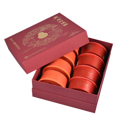 周村烧饼山东特产福禄穰穰礼盒甜咸芝麻饼各半中华老字号85gx8罐 商品图4