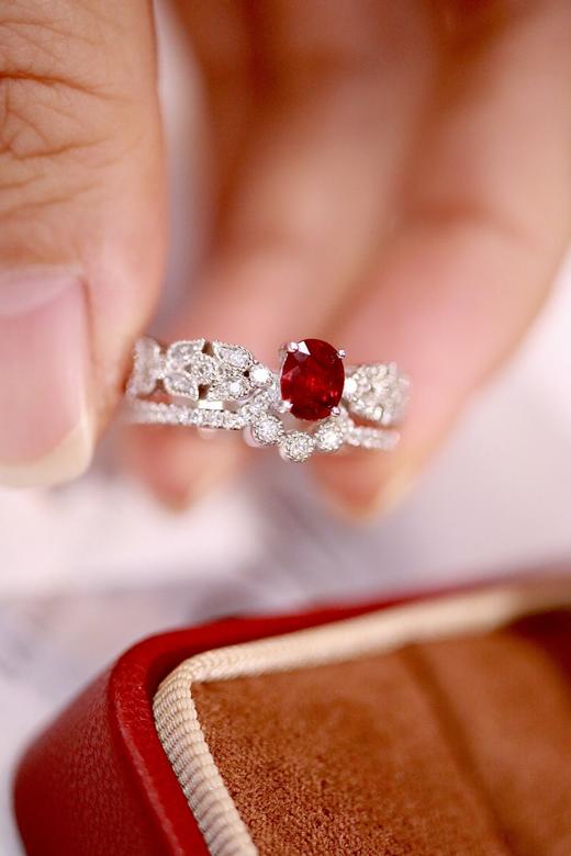 0.59ct 红宝石戒指 商品图6