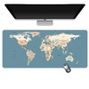 超大号鼠标垫世界地图电脑l办公桌垫加厚锁边书桌垫滑鼠垫 商品缩略图4