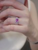 1.21ct 3.9g 粉蓝宝戒指 商品缩略图5