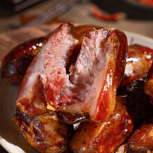 恩施土家排骨香肠 散养土猪肉 农家传统工艺 更香醇 商品图1