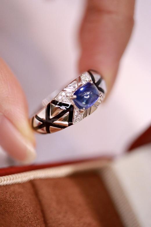 1.35ct 蓝宝石戒指 商品图0