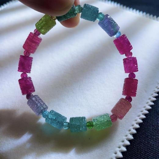 18.7g 雕刻碧玺手链 商品图7