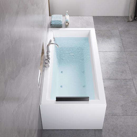 帝王洁具嵌入式1.7米泡澡浴缸亚克力经久耐用浴盆家用TB011 商品图9